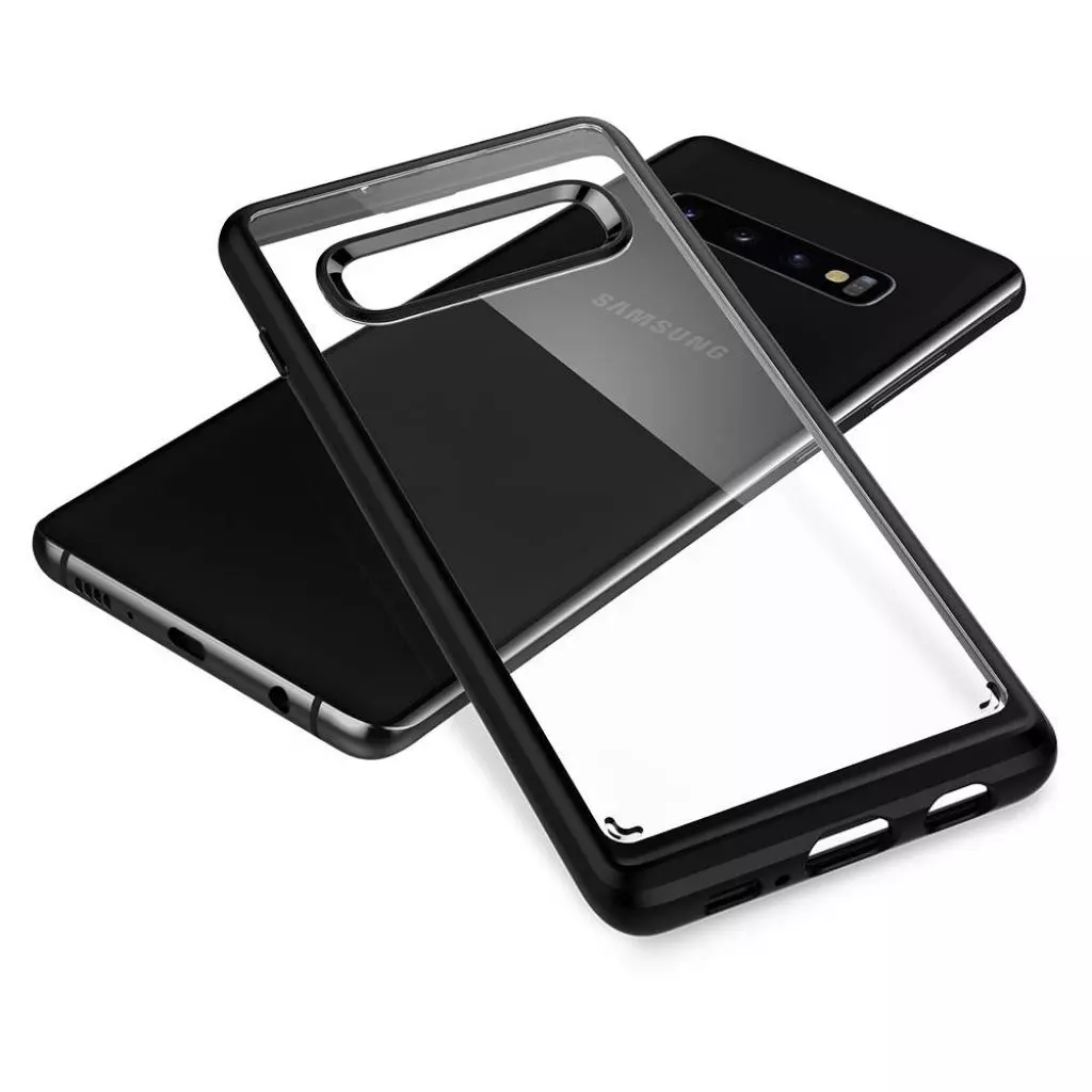 Чехол для моб. телефона Spigen Galaxy S10+ Ultra Hybrid Matte Black (606CS25767) - 4 Чехол для моб. телефона Spigen Galaxy S10+ Ultra Hybrid Matte Black (606CS25767) - 4