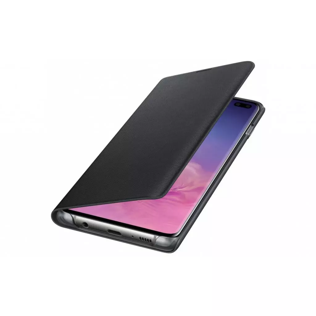 Чехол для моб. телефона Samsung Galaxy S10+ (G975) LED View Cover Black (EF-NG975PBEGRU) - 1