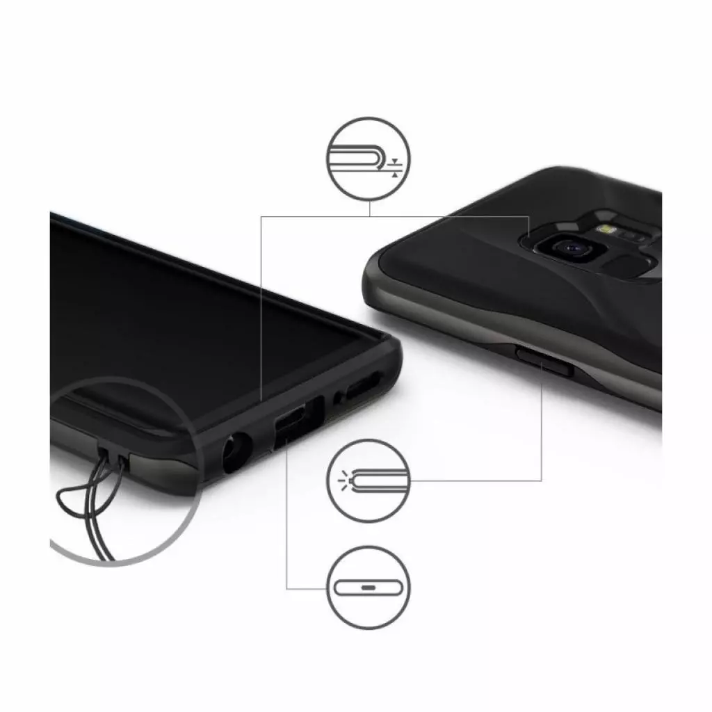 Чехол для моб. телефона Ringke Wave Samsung Galaxy S9 Metallic Chrome (RCS4416) - 1 Чехол для моб. телефона Ringke Wave Samsung Galaxy S9 Metallic Chrome (RCS4416) - 1