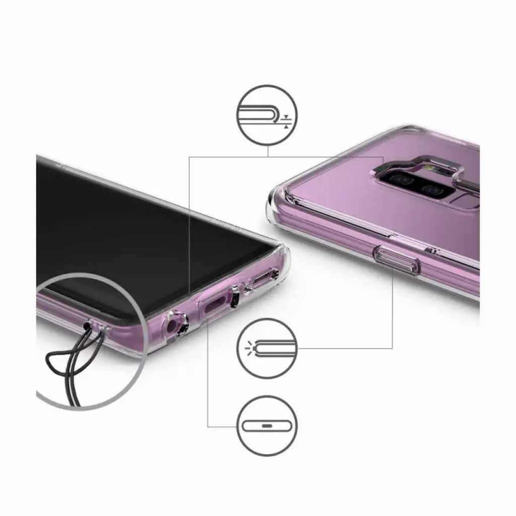 Чехол для моб. телефона Ringke Fusion Samsung Galaxy S9 Plus Clear (RCS4419) - 2 Чехол для моб. телефона Ringke Fusion Samsung Galaxy S9 Plus Clear (RCS4419) - 2