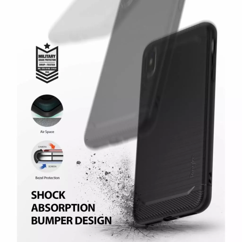 Чехол для моб. телефона Ringke Onyx Apple iPhone XS Max Black (RCA4492) - 2 Чехол для моб. телефона Ringke Onyx Apple iPhone XS Max Black (RCA4492) - 2