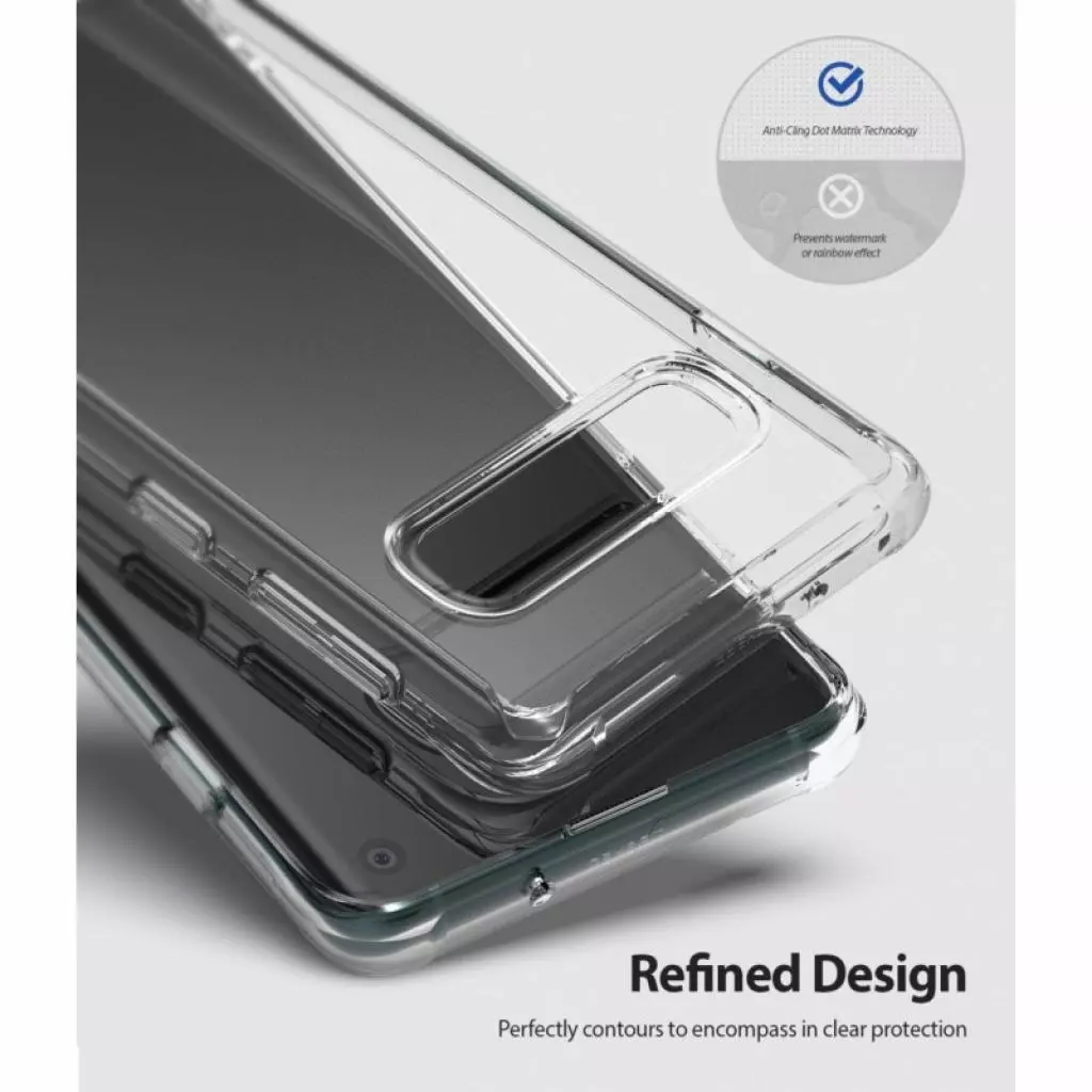 Чехол для моб. телефона Ringke Fusion Samsung Galaxy S10 Clear (RCS4514) - 1 Чехол для моб. телефона Ringke Fusion Samsung Galaxy S10 Clear (RCS4514) - 1