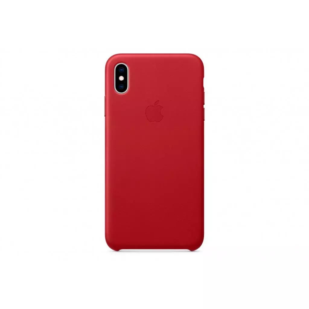 Чехол для моб. телефона Apple iPhone XS Max Leather Case - (PRODUCT)RED, Model (MRWQ2ZM/A) - 1