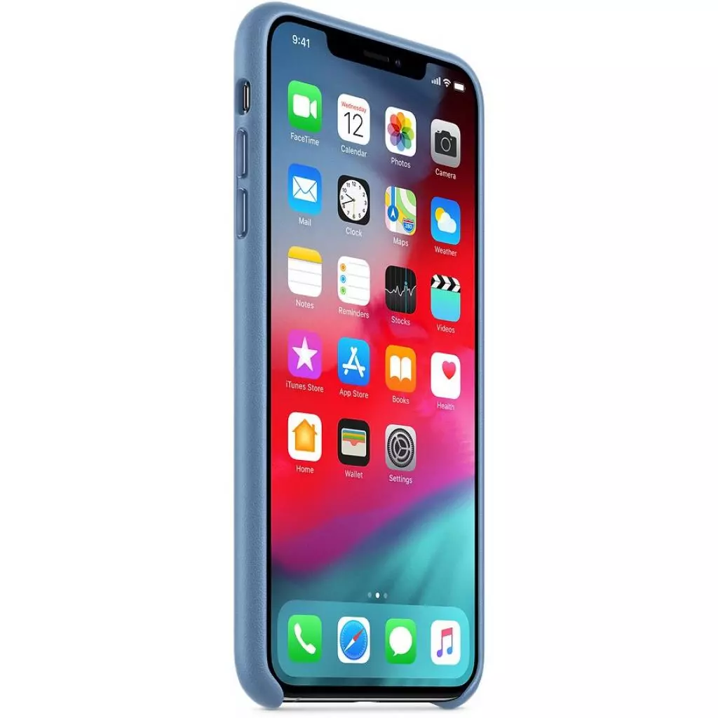 Чехол для моб. телефона Apple iPhone XS Max Leather Case - Cornflower (MVFX2ZM/A) - 2