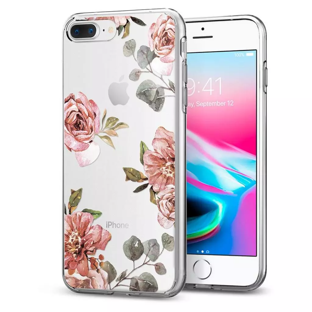 Чехол для моб. телефона Spigen iPhone 8 Plus/7 Plus Liquid Crystal Aquarelle Rose (055CS22621) - 1 Чехол для моб. телефона Spigen iPhone 8 Plus/7 Plus Liquid Crystal Aquarelle Rose (055CS22621) - 1