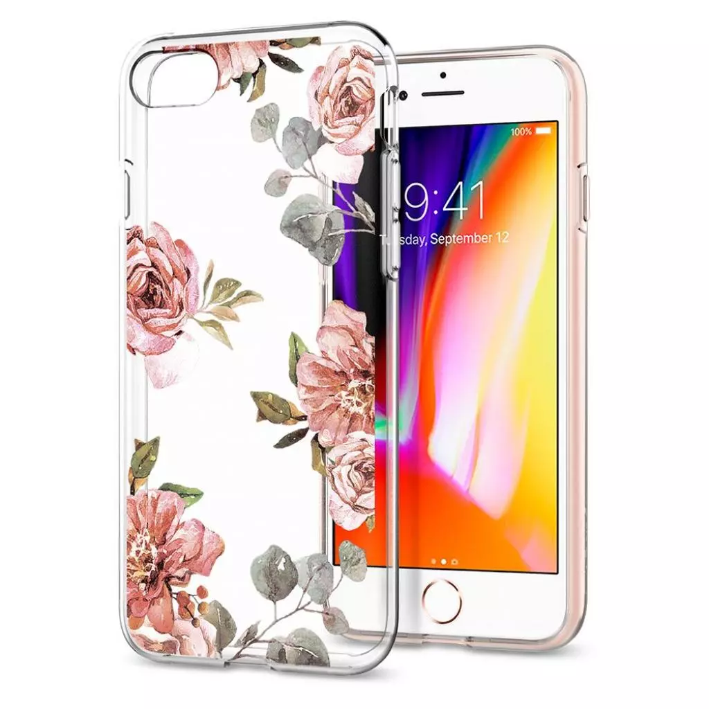 Чехол для моб. телефона Spigen iPhone 8/7 Liquid Crystal Aquarelle Rose (054CS22619) - 1 Чехол для моб. телефона Spigen iPhone 8/7 Liquid Crystal Aquarelle Rose (054CS22619) - 1