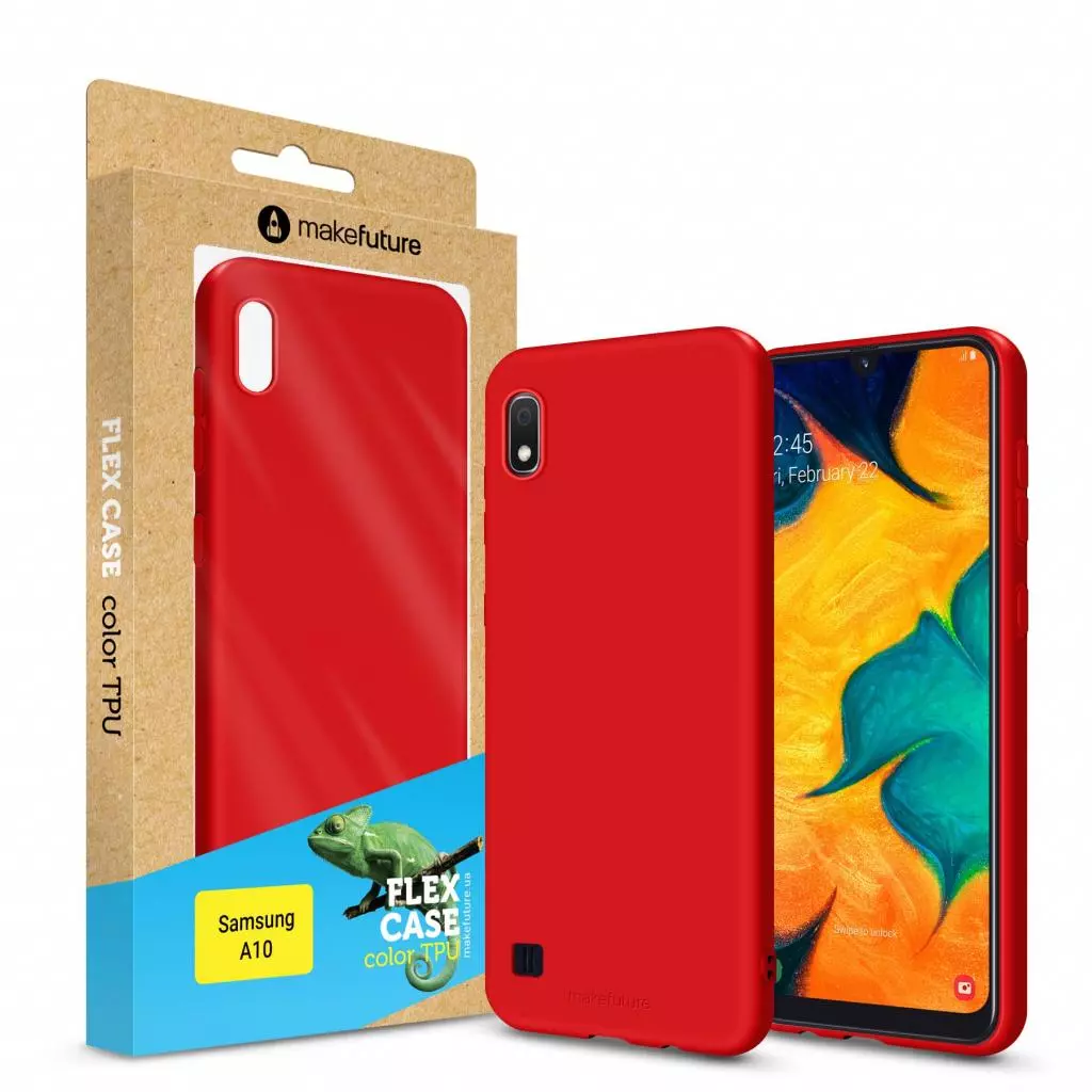 Чехол для моб. телефона MakeFuture Flex Case (Soft-touch TPU) Samsung A10 Red (MCF-SA105RD)
