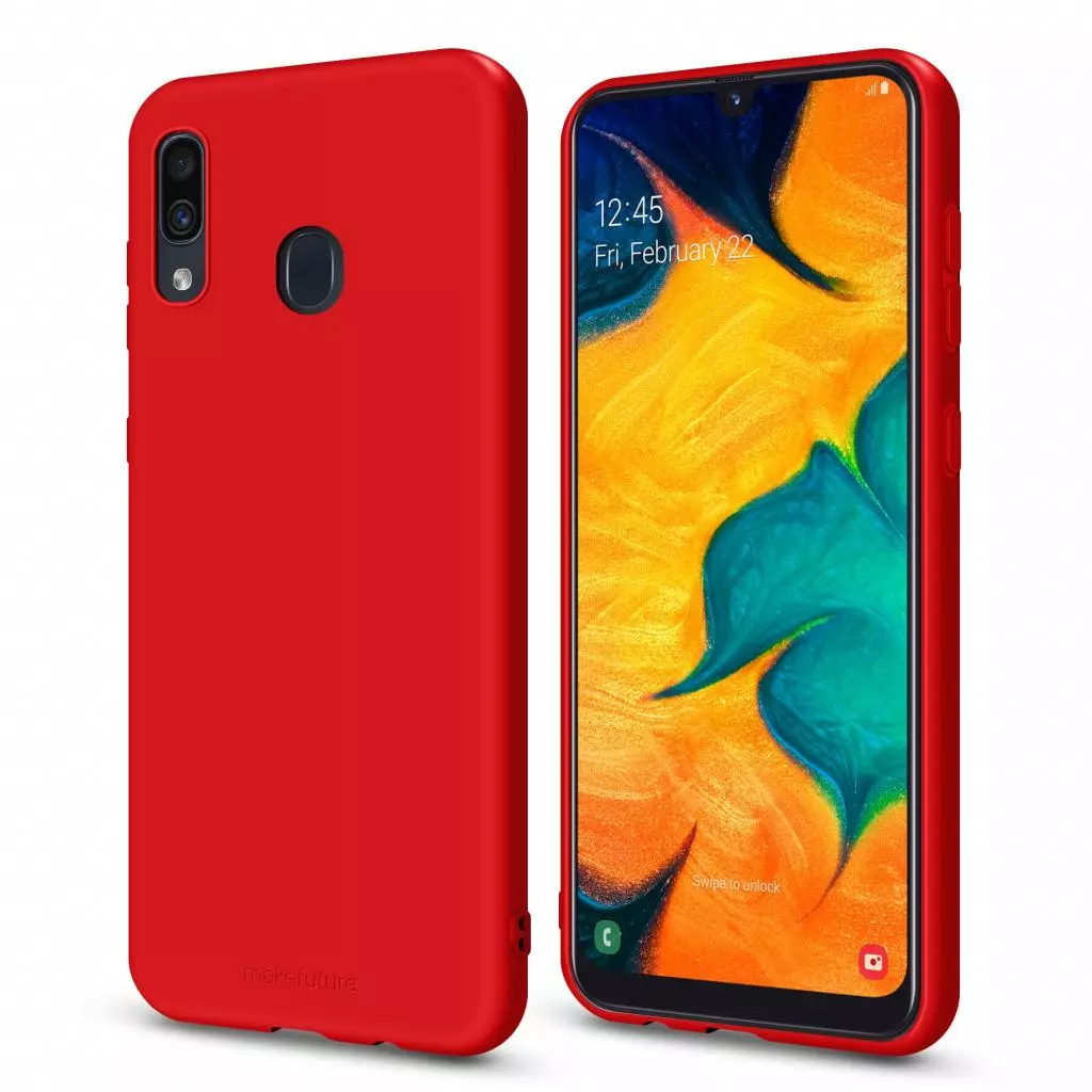 Чехол для моб. телефона MakeFuture Flex Case (Soft-touch TPU) Samsung A20/A30 Red (MCF-SA205RD) - 3 Чехол для моб. телефона MakeFuture Flex Case (Soft-touch TPU) Samsung A20/A30 Red (MCF-SA205RD) - 3