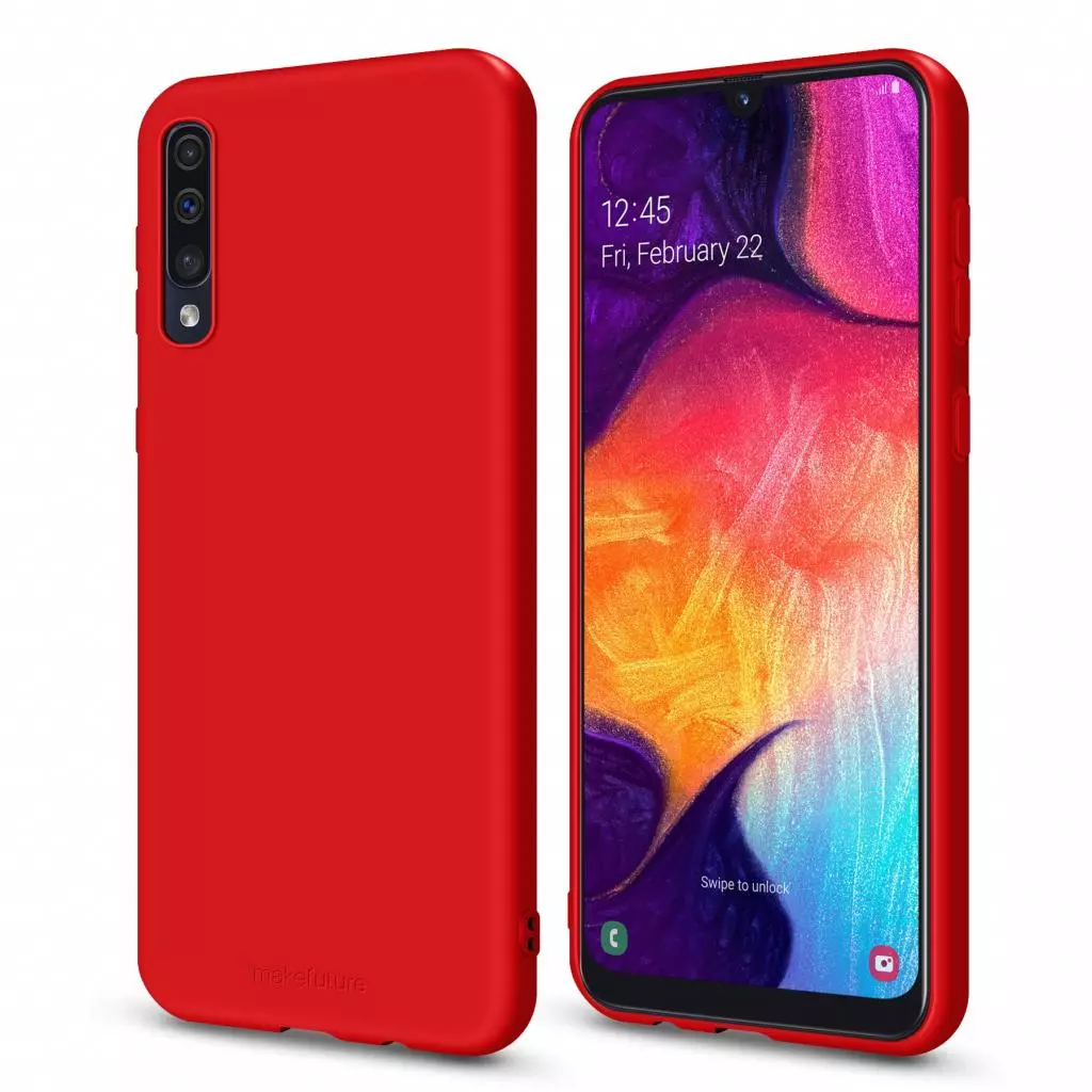 Чехол для моб. телефона MakeFuture Flex Case (Soft-touch TPU) Samsung A50 Red (MCF-SA505RD) - 3 Чехол для моб. телефона MakeFuture Flex Case (Soft-touch TPU) Samsung A50 Red (MCF-SA505RD) - 3