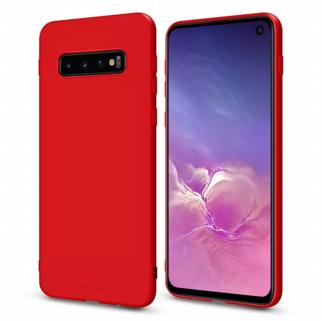 Чехол для моб. телефона MakeFuture Flex Case (Soft-touch TPU) Samsung S10 Red (MCF-SS10RD) - 3 Чехол для моб. телефона MakeFuture Flex Case (Soft-touch TPU) Samsung S10 Red (MCF-SS10RD) - 3