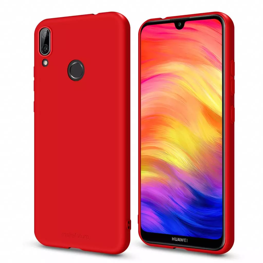 Чехол для моб. телефона MakeFuture Flex Case (Soft-touch TPU) Xiaomi Redmi Note 7 Red (MCF-XRN7RD) - 3