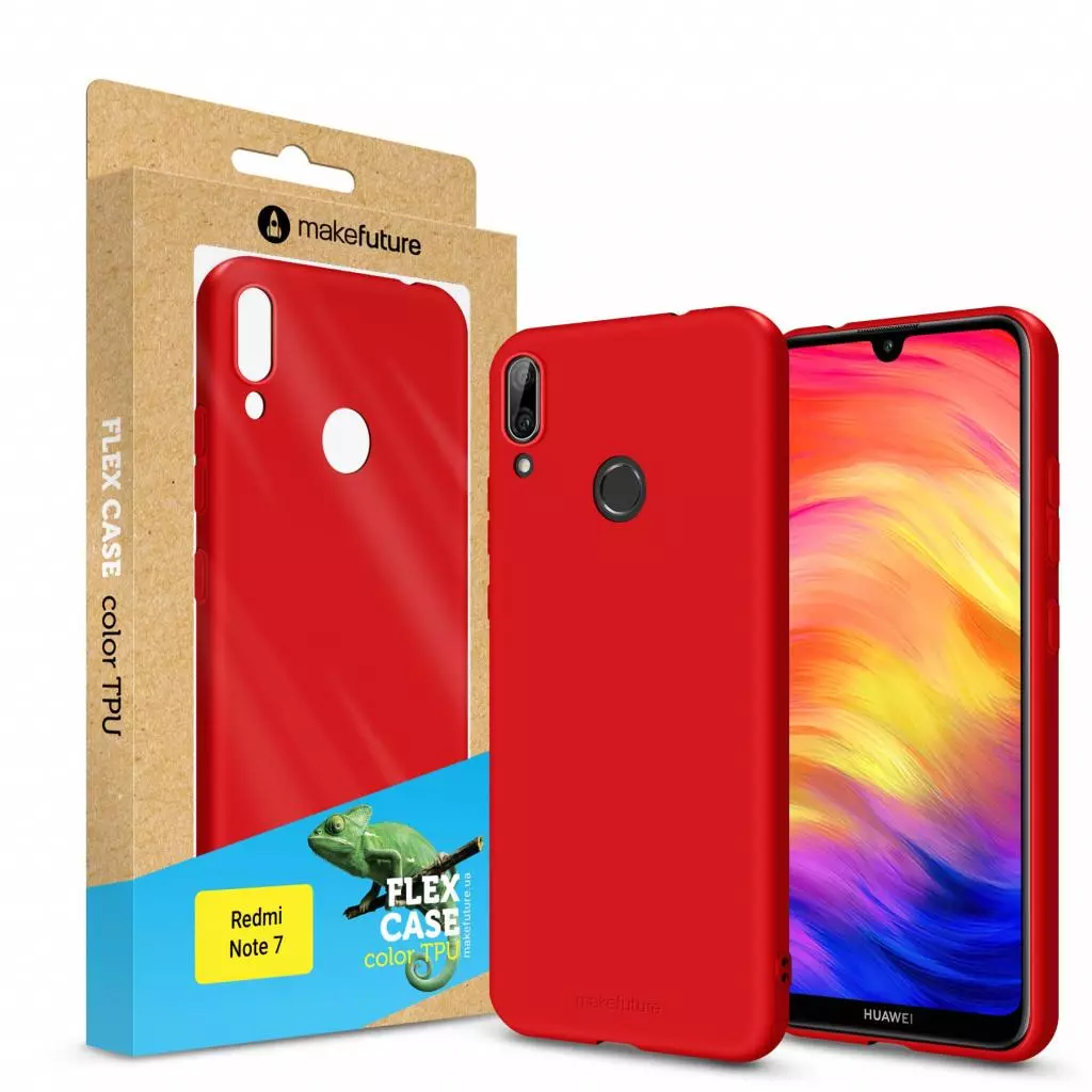 Чехол для моб. телефона MakeFuture Flex Case (Soft-touch TPU) Xiaomi Redmi Note 7 Red (MCF-XRN7RD)