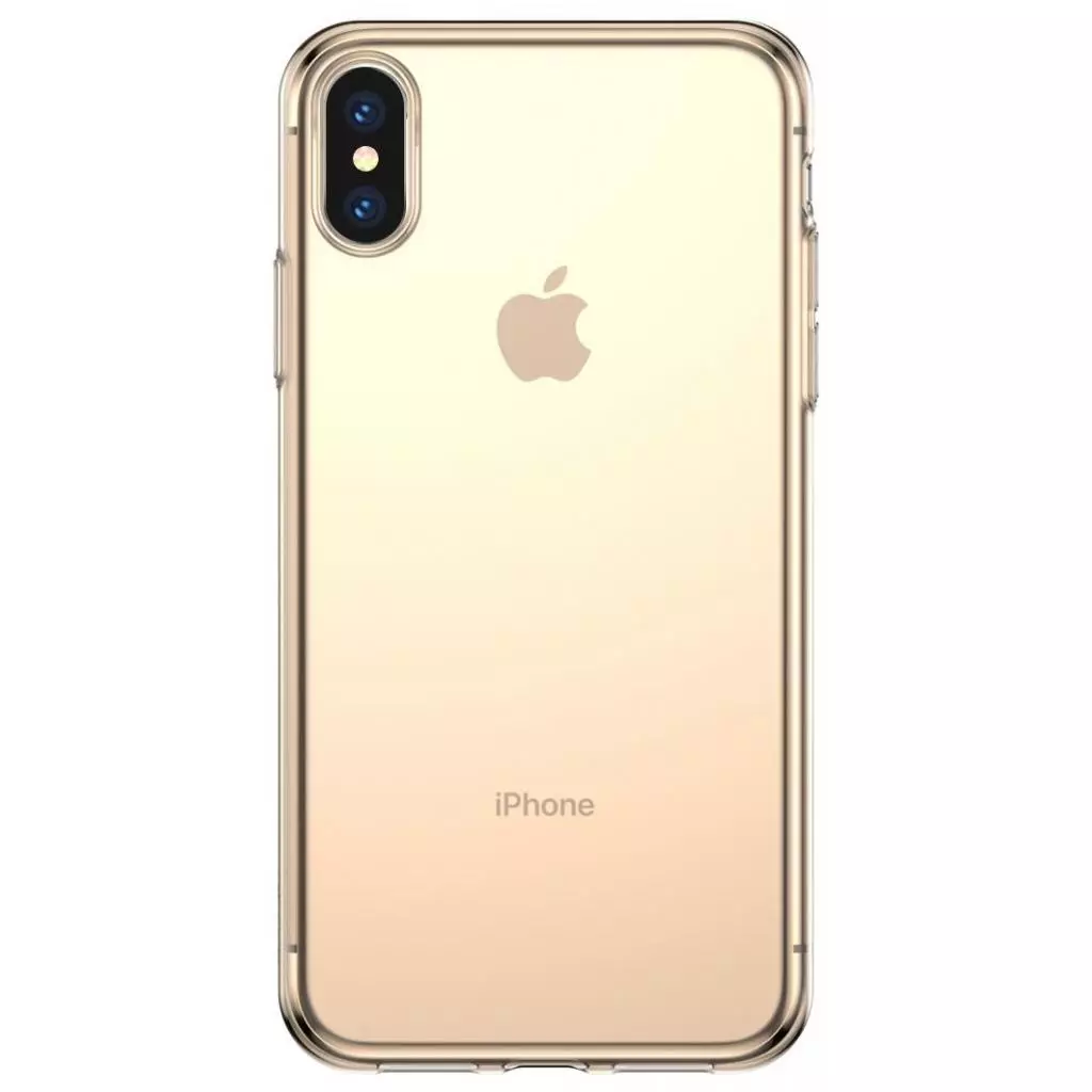 Чехол для моб. телефона Baseus iPhone XS Simplicity basic, TR Gold (ARAPIPH58-B0V)