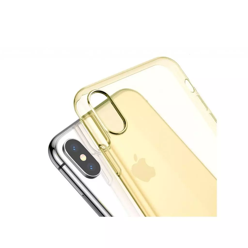 Чехол для моб. телефона Baseus iPhone XS Max Simplicity basic, TR Gold (ARAPIPH65-B0V) - 1 Чехол для моб. телефона Baseus iPhone XS Max Simplicity basic, TR Gold (ARAPIPH65-B0V) - 1