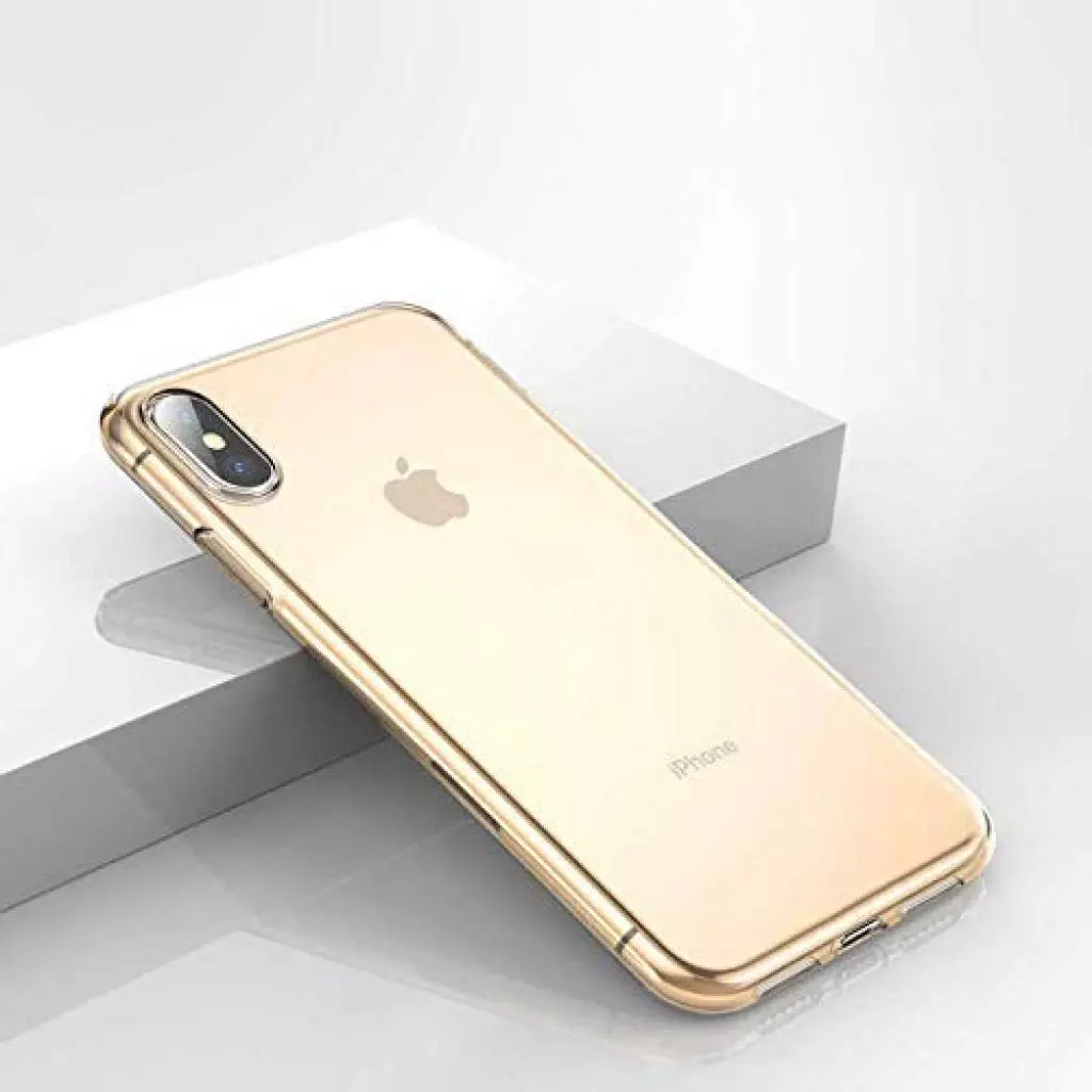 Чехол для моб. телефона Baseus iPhone XS Max Simplicity basic, TR Gold (ARAPIPH65-B0V) - 3 Чехол для моб. телефона Baseus iPhone XS Max Simplicity basic, TR Gold (ARAPIPH65-B0V) - 3