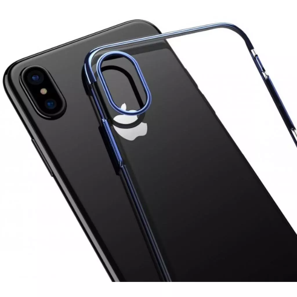 Чехол для моб. телефона Baseus iPhone XS Glitter , Blue (WIAPIPH58-DW03) - 1 Чехол для моб. телефона Baseus iPhone XS Glitter , Blue (WIAPIPH58-DW03) - 1