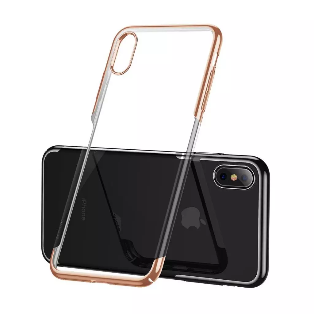 Чехол для моб. телефона Baseus iPhone XS Glitter , Gold (WIAPIPH58-DW0V)