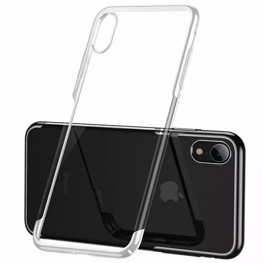 Чехол для моб. телефона Baseus iPhone XR Glitter, White (WIAPIPH61-DW02) - 1 Чехол для моб. телефона Baseus iPhone XR Glitter, White (WIAPIPH61-DW02) - 1
