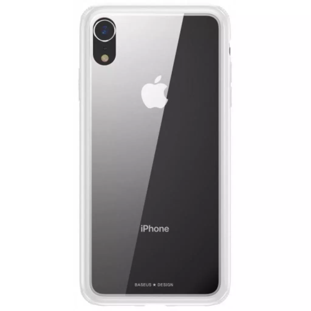 Чехол для моб. телефона Baseus Phone XR See-through, White (WIAPIPH61-YS02) - 1