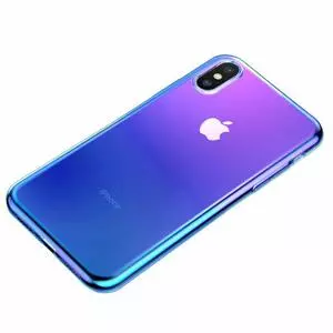Чехол для моб. телефона Baseus iPhone XS Max Glow, TR Blue (WIAPIPH65-XG03)