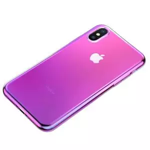 Чехол для моб. телефона Baseus iPhone XS Max Glow, TR Pink (WIAPIPH65-XG04)