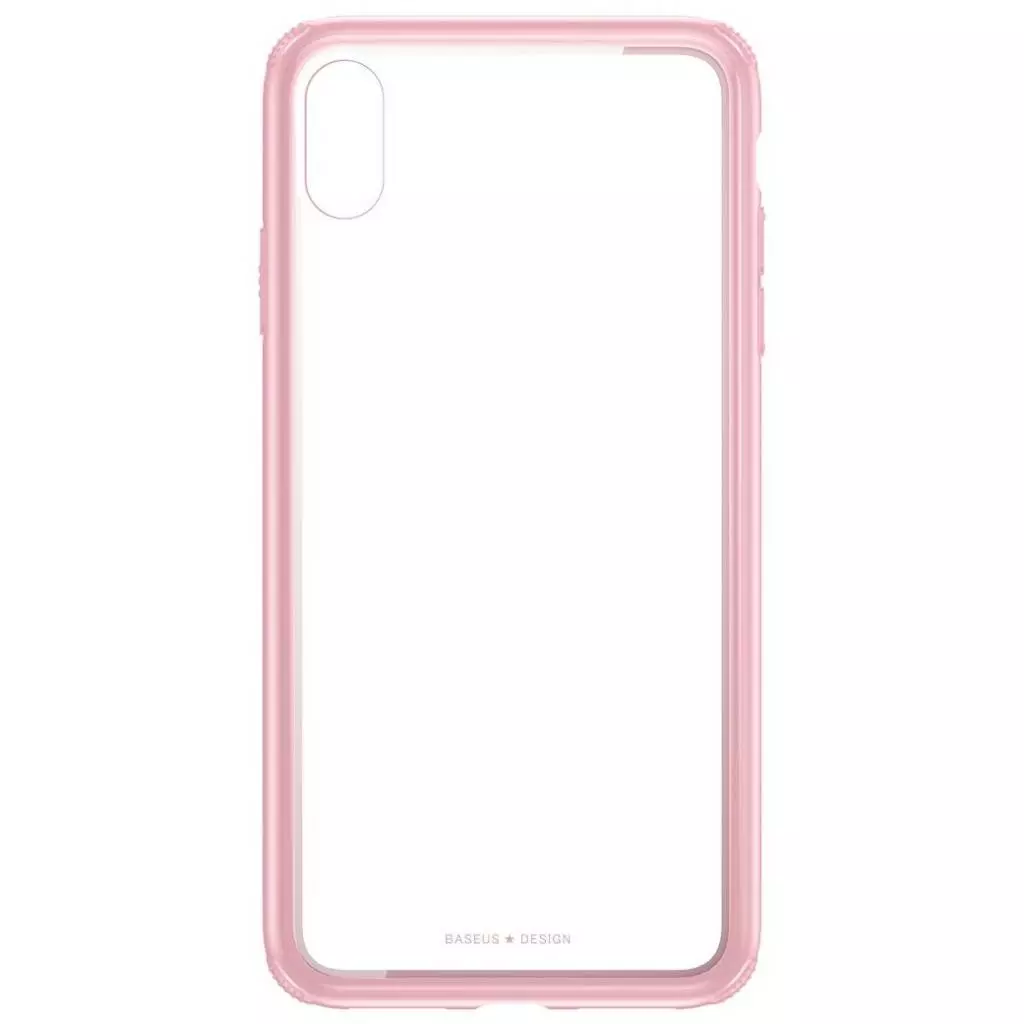 Чехол для моб. телефона Baseus iPhone XS Max See-through , Pink (WIAPIPH65-YS04)