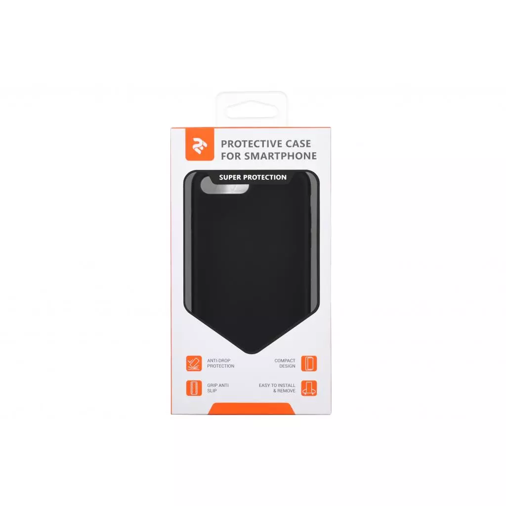 Чехол для моб. телефона 2E Apple iPhone 7/8 Plus, Liquid Silicone, Black (2E-IPH-7/8P-NKSLS-BK) - 2