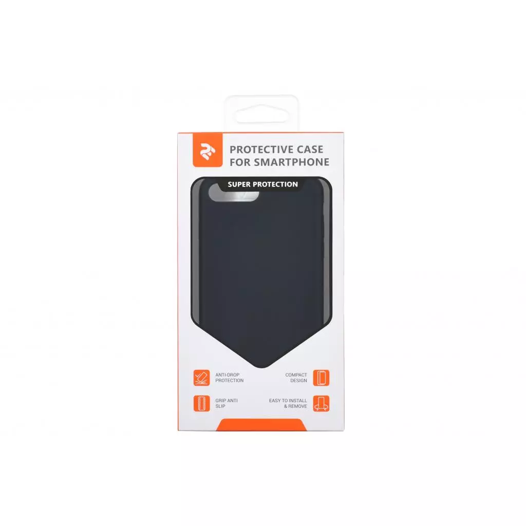 Чехол для моб. телефона 2E Apple iPhone 7/8 Plus, Liquid Silicone, Carbon Grey (2E-IPH-7/8P-NKSLS-CG) - 2