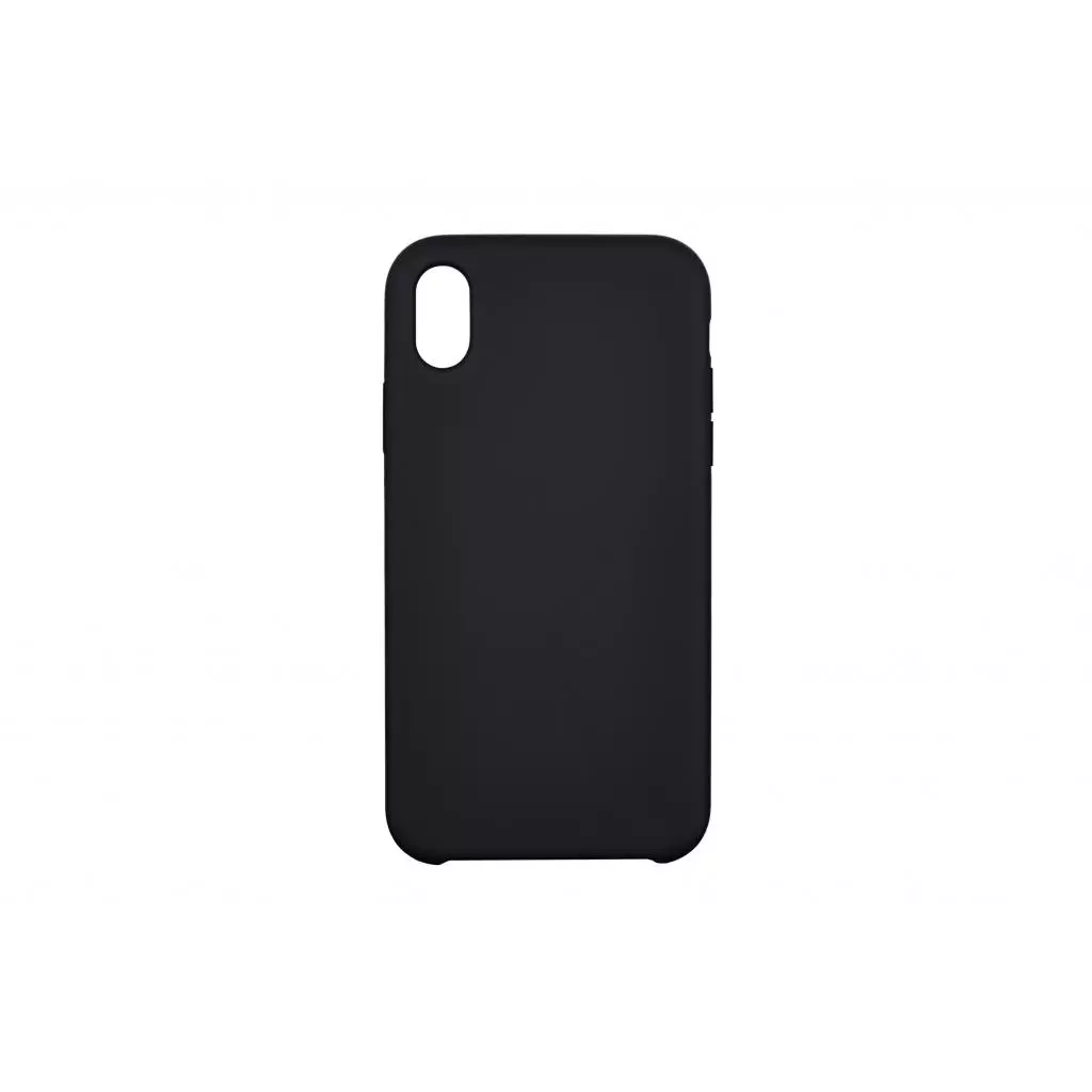 Чехол для моб. телефона 2E Apple iPhone XR, Liquid Silicone, Black (2E-IPH-XR-NKSLS-BK)