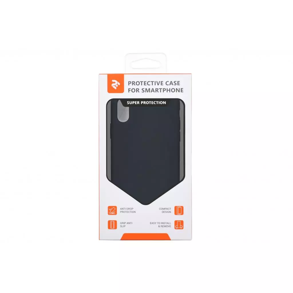 Чехол для моб. телефона 2E Apple iPhone XS, Liquid Silicone, Carbon Grey (2E-IPH-XS-NKSLS-CG) - 2 Чехол для моб. телефона 2E Apple iPhone XS, Liquid Silicone, Carbon Grey (2E-IPH-XS-NKSLS-CG) - 2