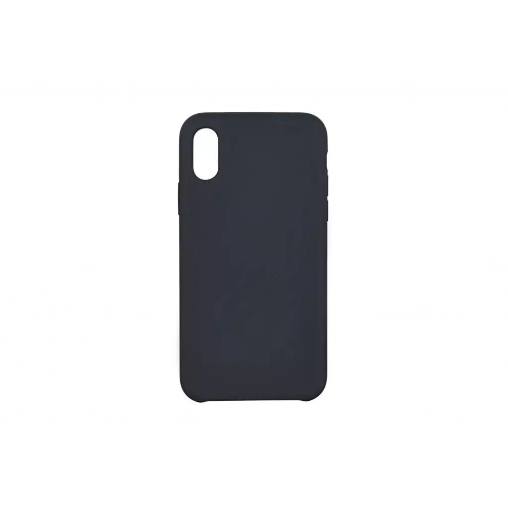 Чехол для моб. телефона 2E Apple iPhone XS, Liquid Silicone, Carbon Grey (2E-IPH-XS-NKSLS-CG)