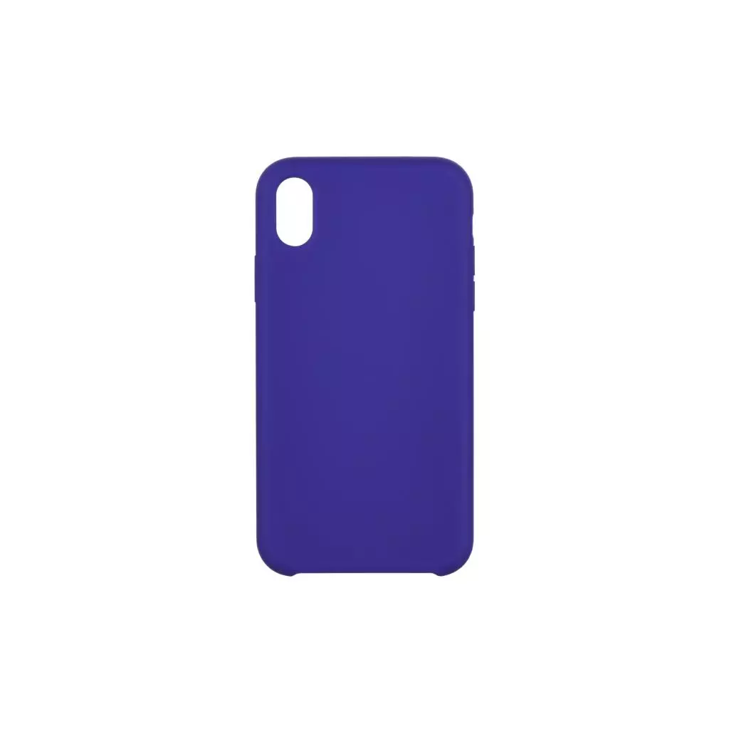 Чехол для моб. телефона 2E Apple iPhone XS, Liquid Silicone, Deep Purple (2E-IPH-XS-NKSLS-DP)