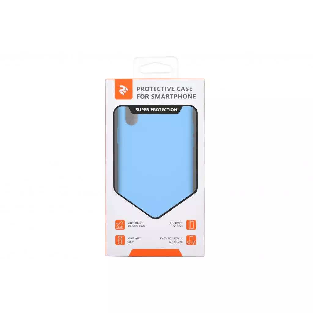 Чехол для моб. телефона 2E Apple iPhone XS, Liquid Silicone, Skyblue (2E-IPH-XS-NKSLS-SKB) - 2 Чехол для моб. телефона 2E Apple iPhone XS, Liquid Silicone, Skyblue (2E-IPH-XS-NKSLS-SKB) - 2