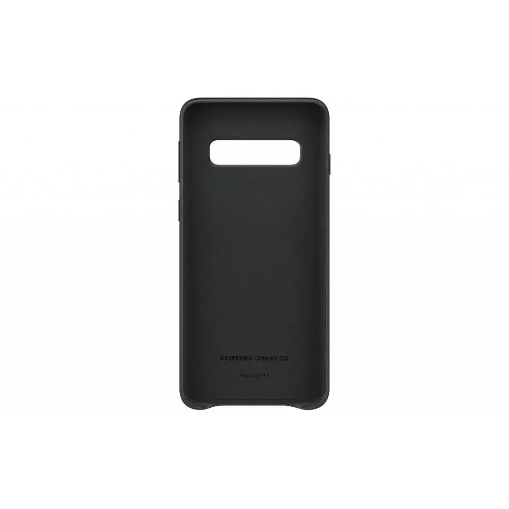 Чехол для моб. телефона Samsung Galaxy S10 (G973) Black Leather Cover (EF-VG973LBEGRU) - 1