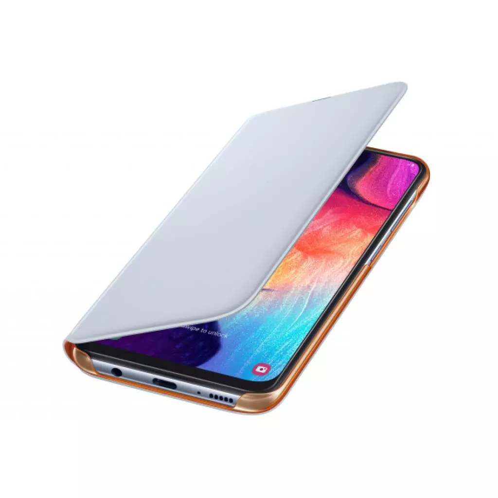 Чехол для моб. телефона Samsung Galaxy A50 (A505F) White Wallet Cover (EF-WA505PWEGRU) - 3 Чехол для моб. телефона Samsung Galaxy A50 (A505F) White Wallet Cover (EF-WA505PWEGRU) - 3