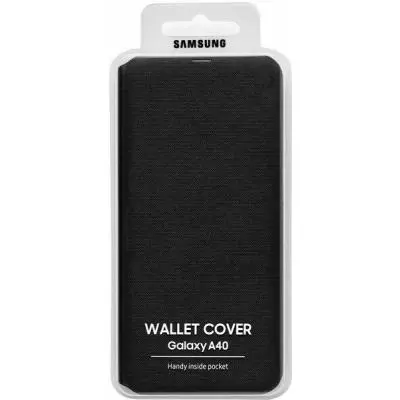 Чехол для моб. телефона Samsung Galaxy A40 (A405F) Black Wallet Cover (EF-WA405PBEGRU) - 4 Чехол для моб. телефона Samsung Galaxy A40 (A405F) Black Wallet Cover (EF-WA405PBEGRU) - 4