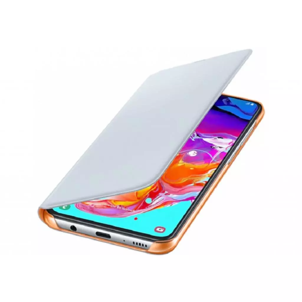 Чехол для моб. телефона Samsung Galaxy A70 (A705F) White Wallet Cover (EF-WA705PWEGRU) - 2