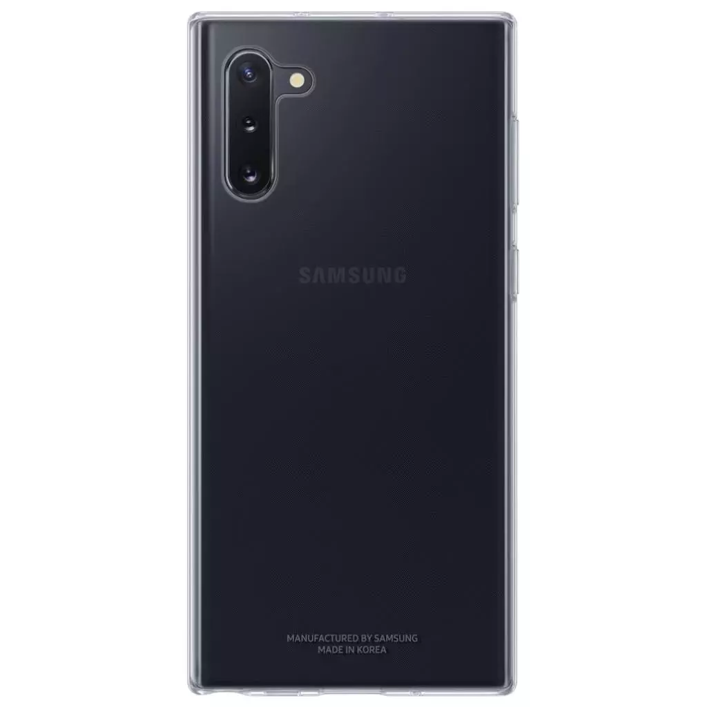 Чехол для моб. телефона Samsung Galaxy Note 10 (N970) Clear Cover Transparent (EF-QN970TTEGRU) - 3 Чехол для моб. телефона Samsung Galaxy Note 10 (N970) Clear Cover Transparent (EF-QN970TTEGRU) - 3