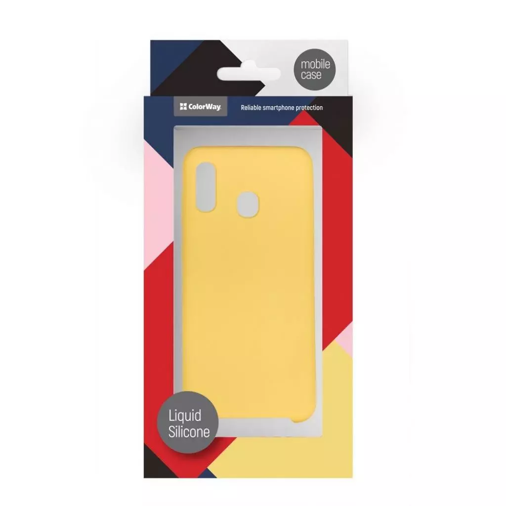 Чехол для моб. телефона ColorWay ColorWay Liquid Silicone для Samsung Galaxy A30 Yellow (CW-CLSSGA305-YL) - 4