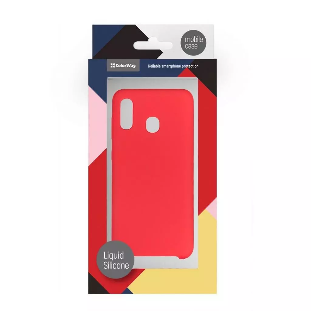 Чехол для моб. телефона ColorWay ColorWay Liquid Silicone для Samsung Galaxy A30 Red (CW-CLSSGA305-RD) - 3 Чехол для моб. телефона ColorWay ColorWay Liquid Silicone для Samsung Galaxy A30 Red (CW-CLSSGA305-RD) - 3