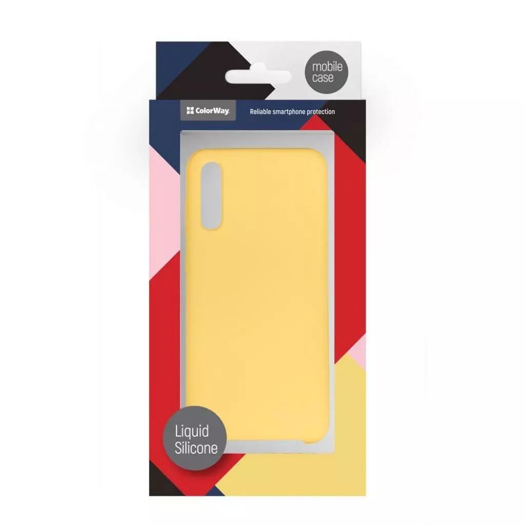 Чехол для моб. телефона ColorWay ColorWay Liquid Silicone для Samsung Galaxy A50 Yellow (CW-CLSSGA505-YL) - 4 Чехол для моб. телефона ColorWay ColorWay Liquid Silicone для Samsung Galaxy A50 Yellow (CW-CLSSGA505-YL) - 4
