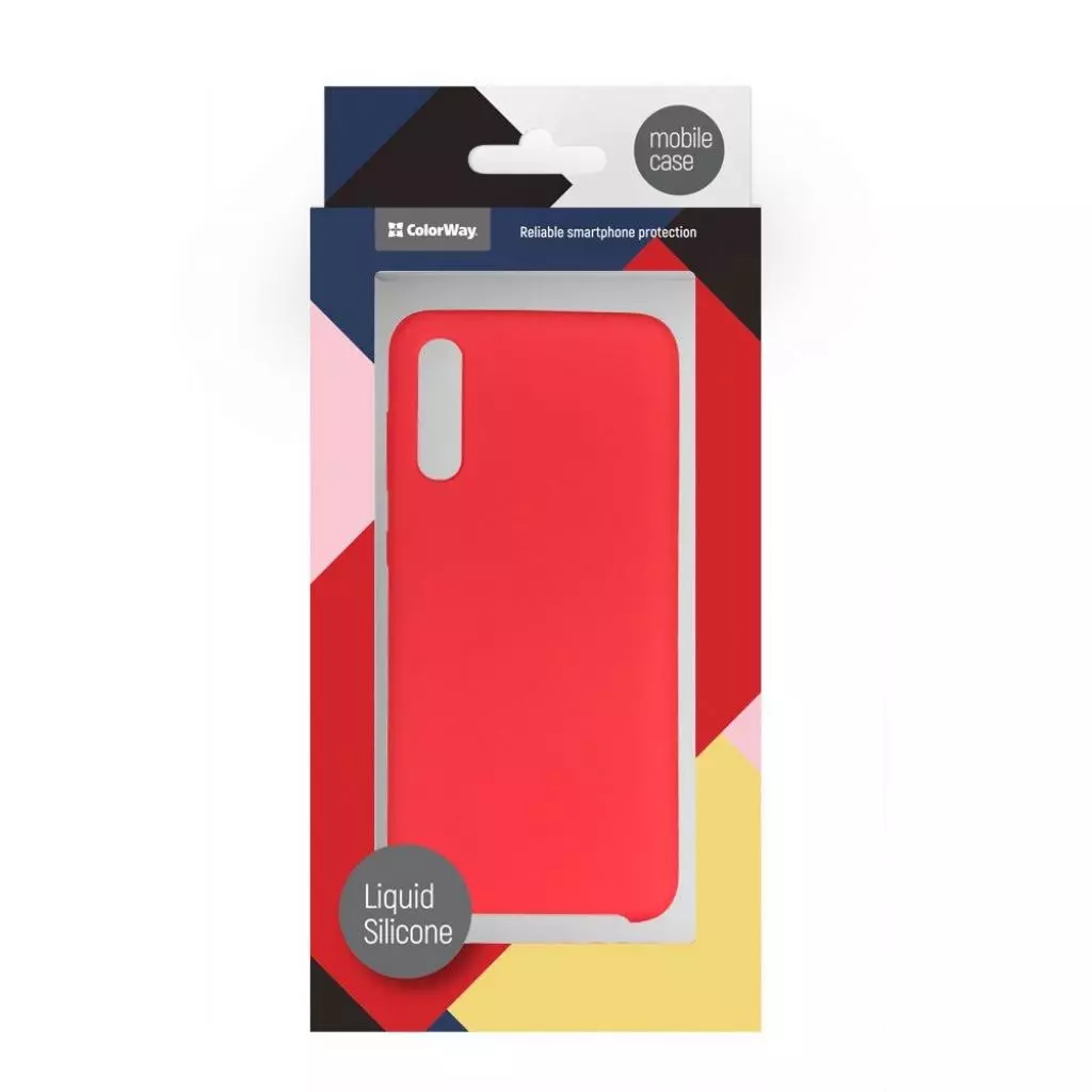 Чехол для моб. телефона ColorWay ColorWay Liquid Silicone для Samsung Galaxy A50 Red (CW-CLSSGA505-RD) - 4 Чехол для моб. телефона ColorWay ColorWay Liquid Silicone для Samsung Galaxy A50 Red (CW-CLSSGA505-RD) - 4