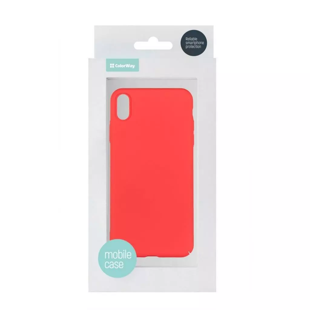 Чехол для моб. телефона ColorWay ColorWay PC case для Apple iPhone XS Max Red (CW-CPLAIXSM-RD) - 2 Чехол для моб. телефона ColorWay ColorWay PC case для Apple iPhone XS Max Red (CW-CPLAIXSM-RD) - 2