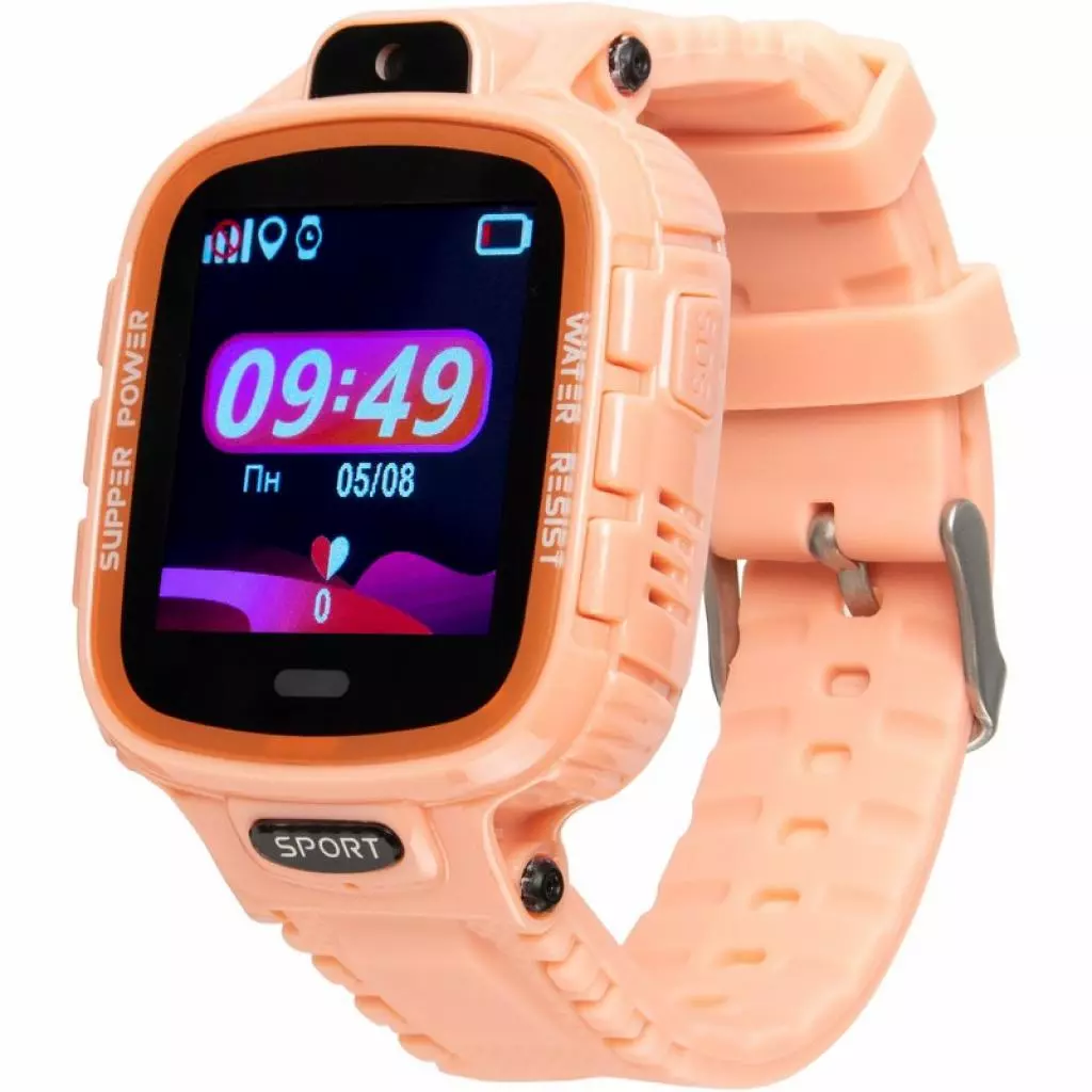 Смарт-часы Gelius Pro GP-PK001 (PRO KID) Pink Kids smart watch, GPS tracker (ProGP-PK001(PROKID)Pink)