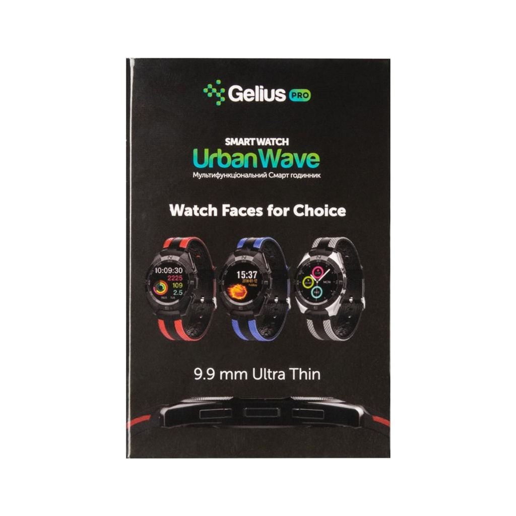 Смарт-часы Gelius Pro GP-L3 (URBAN WAVE) Black/Blue - 3 Смарт-часы Gelius Pro GP-L3 (URBAN WAVE) Black/Blue - 3