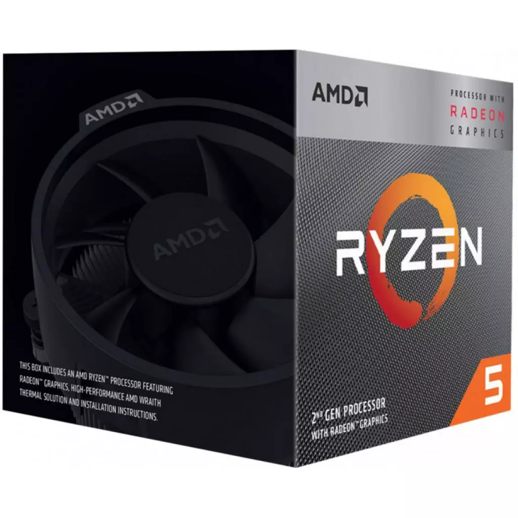 Процессор AMD Ryzen 5 3400G (YD3400C5FHBOX) - 1