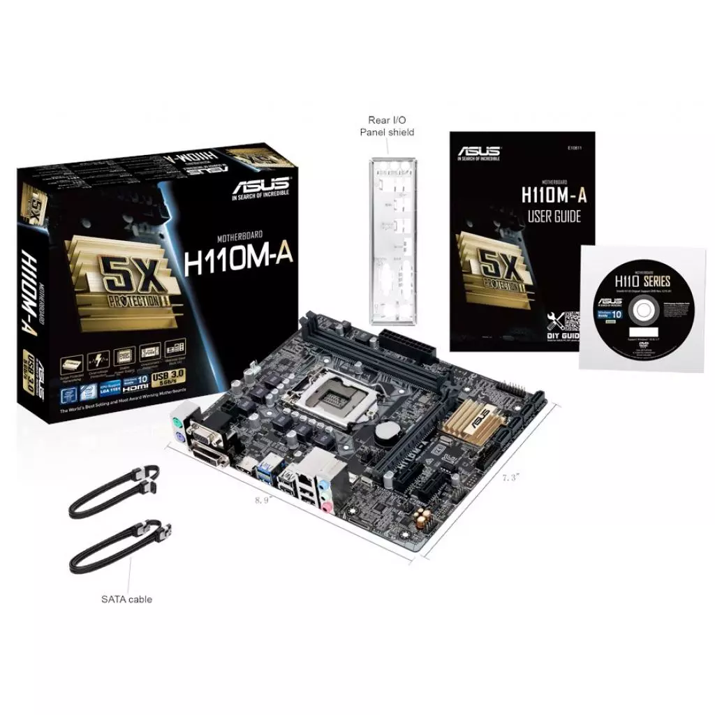 Материнская плата ASUS H110M-A/DP/C/SI - 5 Материнская плата ASUS H110M-A/DP/C/SI - 5