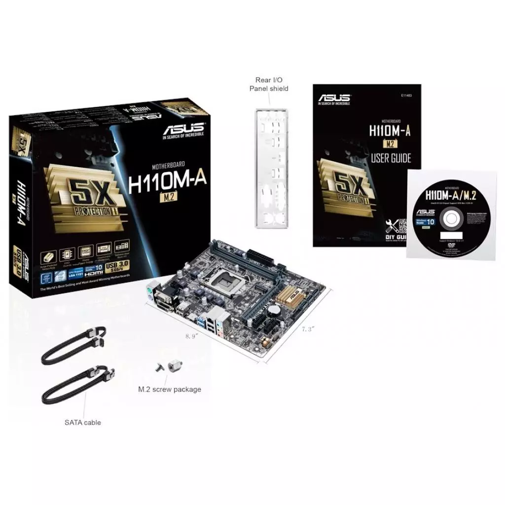 Материнская плата ASUS H110M-A/M.2 - 5