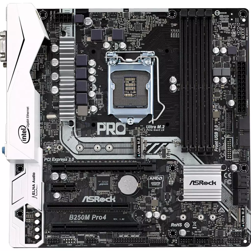 Материнская плата ASRock B250M PRO4 - 1