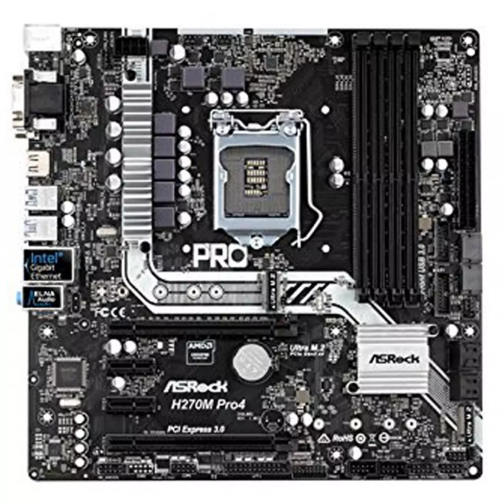 Материнская плата ASRock H270M PRO4 - 1 Материнская плата ASRock H270M PRO4 - 1